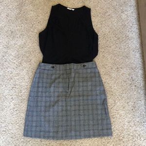 Banana Republic Factory plaid skirt